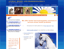 Tablet Screenshot of animalherbs.co.nz